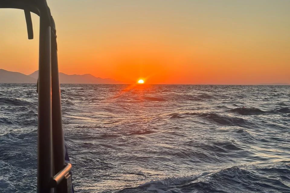 Privé boottocht bij zonsondergang met de Lady Blue